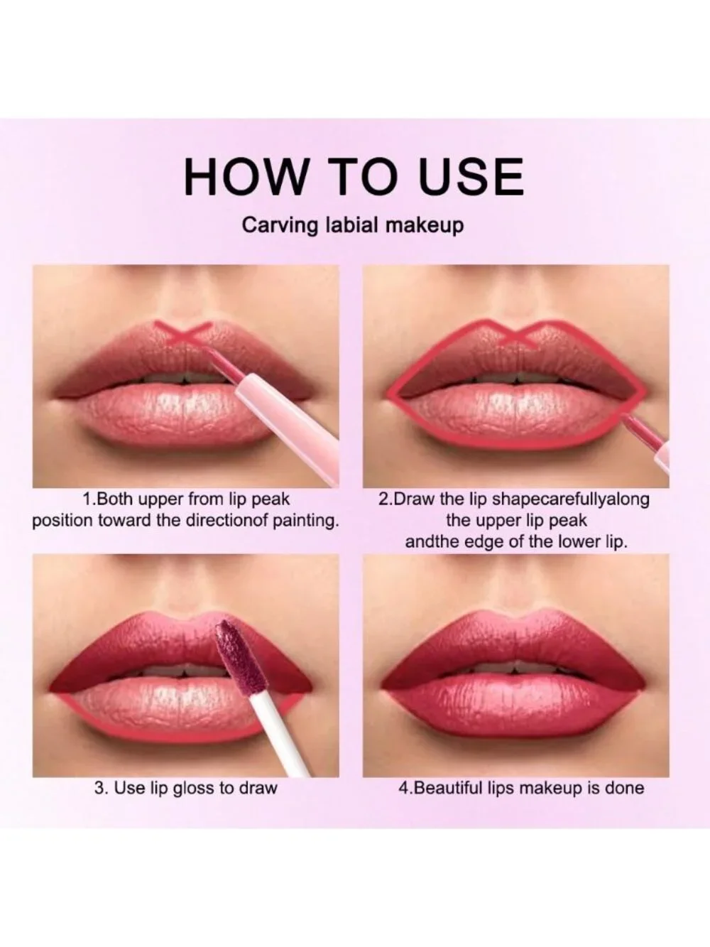 Womens 23# Burgundy-Shimmer Glitter Liquid Lipstick lippies Lip Gloss